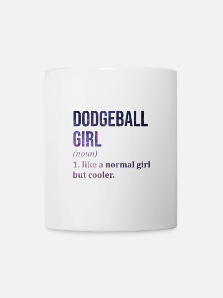 Dodgeball Dodgeball Dodgeball - Tasse - Weiß