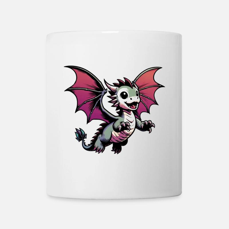 Drache - Tasse - Weiß
