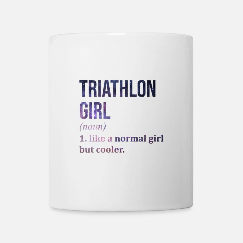 triathlon - Mug blanc - blanc