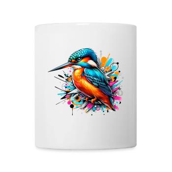Martin-pêcheur - Mug blanc - blanc - Devant