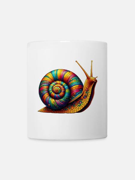 Escargot - Mug blanc - blanc
