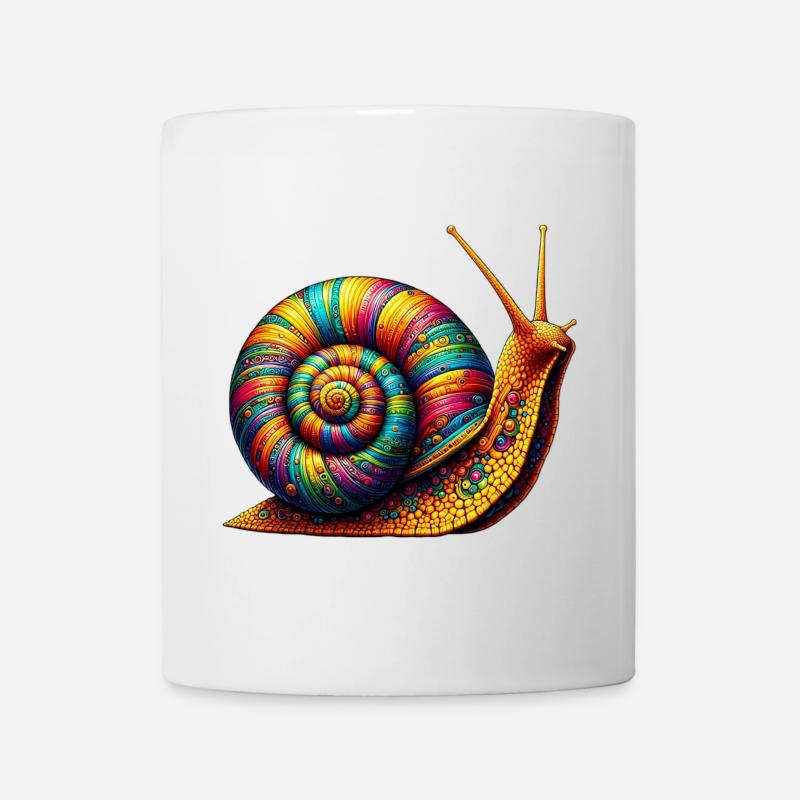 Escargot - Mug blanc - blanc