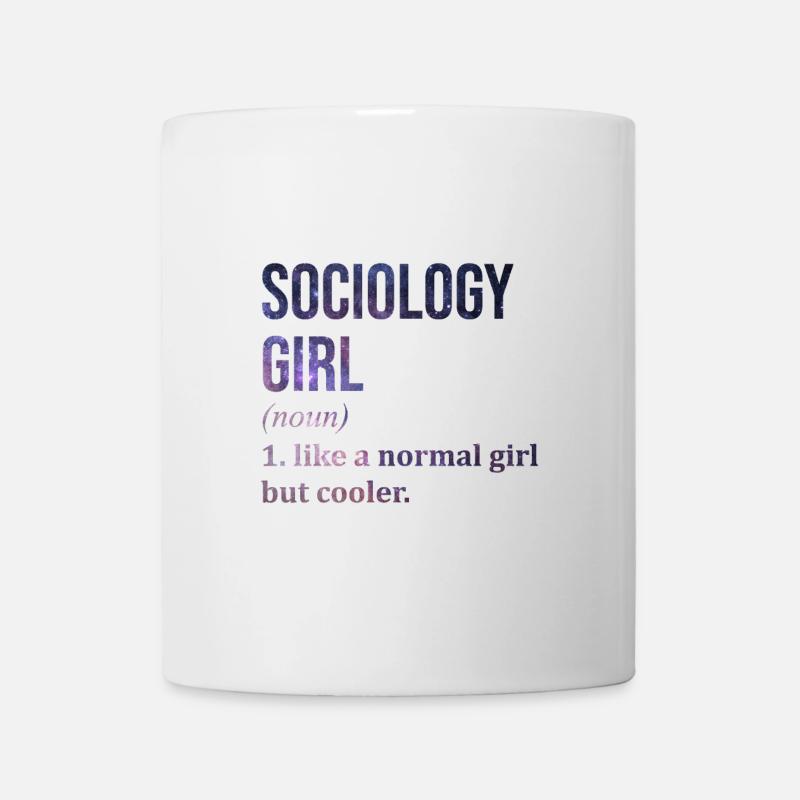 sociologie - Mug blanc - blanc