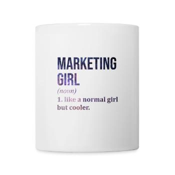 Marketing - Tasse - Weiß - Vorne