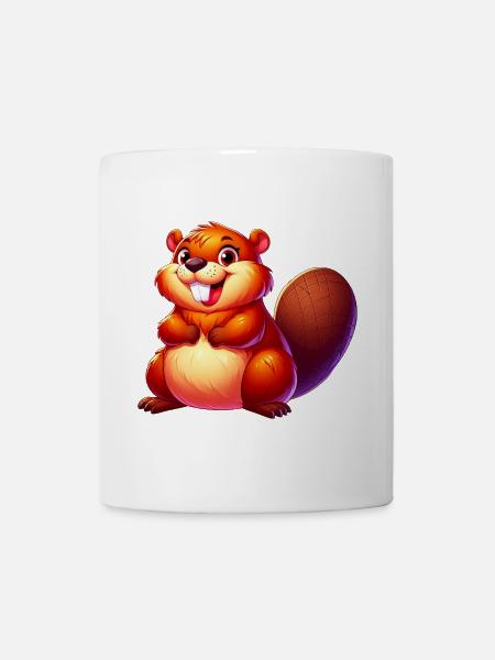 Castor - Mug blanc - blanc