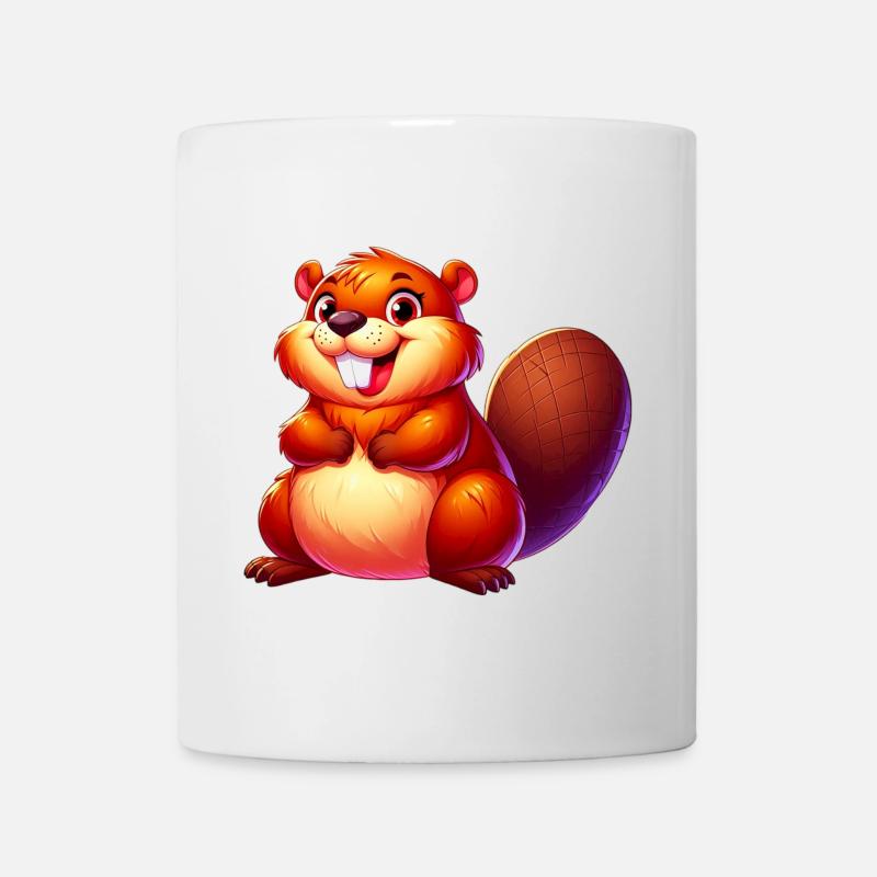 Castor - Mug blanc - blanc