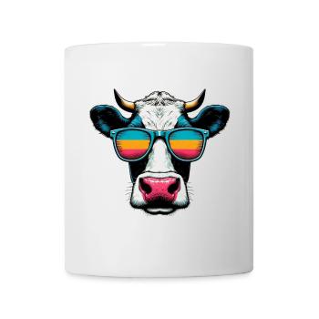 Vache - Mug blanc - blanc - Devant