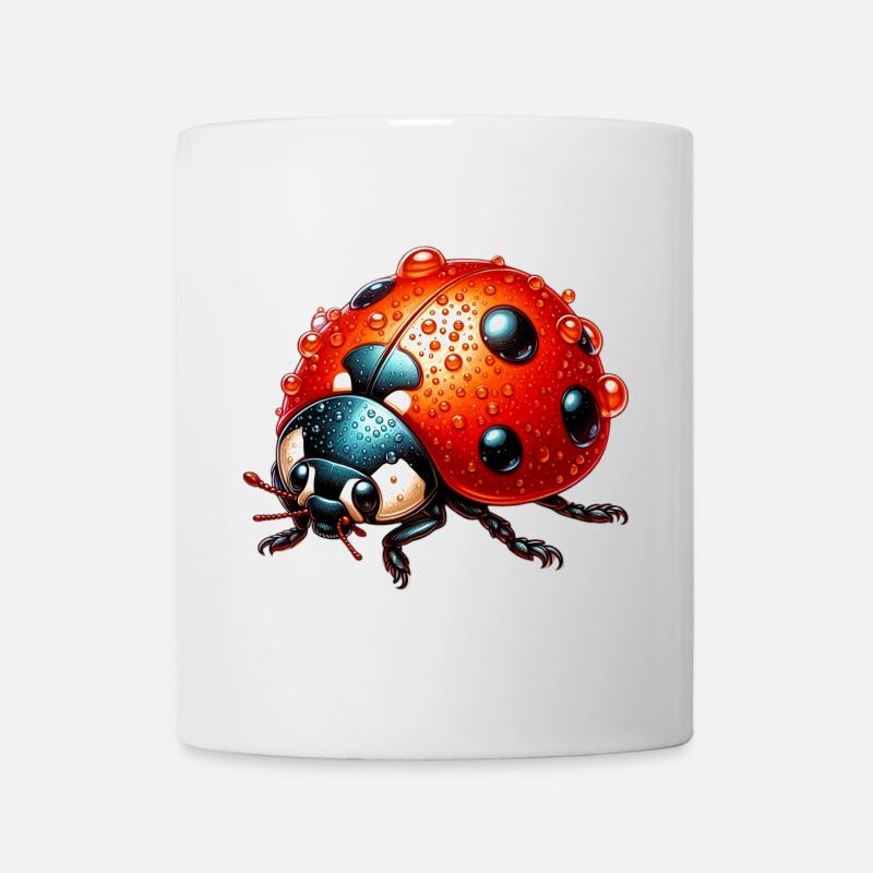 Marienkäfer - Tasse - Weiß