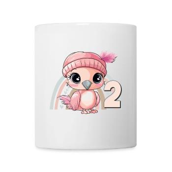 2nd Birthday Flamingo Rainbow Cute Cute - Mug - white - Front