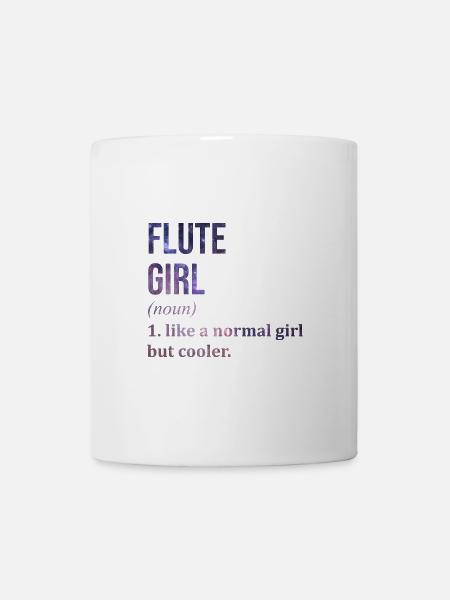Flûte Flûte Flûte Flûte - Mug blanc - blanc