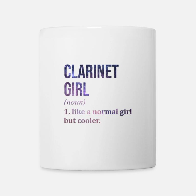 clarinette - Mug blanc - blanc
