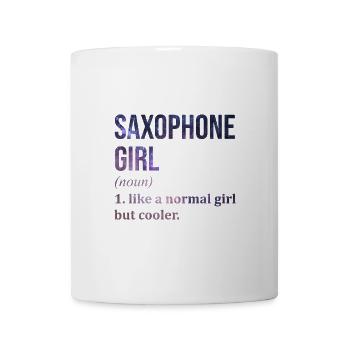 Saxophon - Tasse - Weiß - Vorne