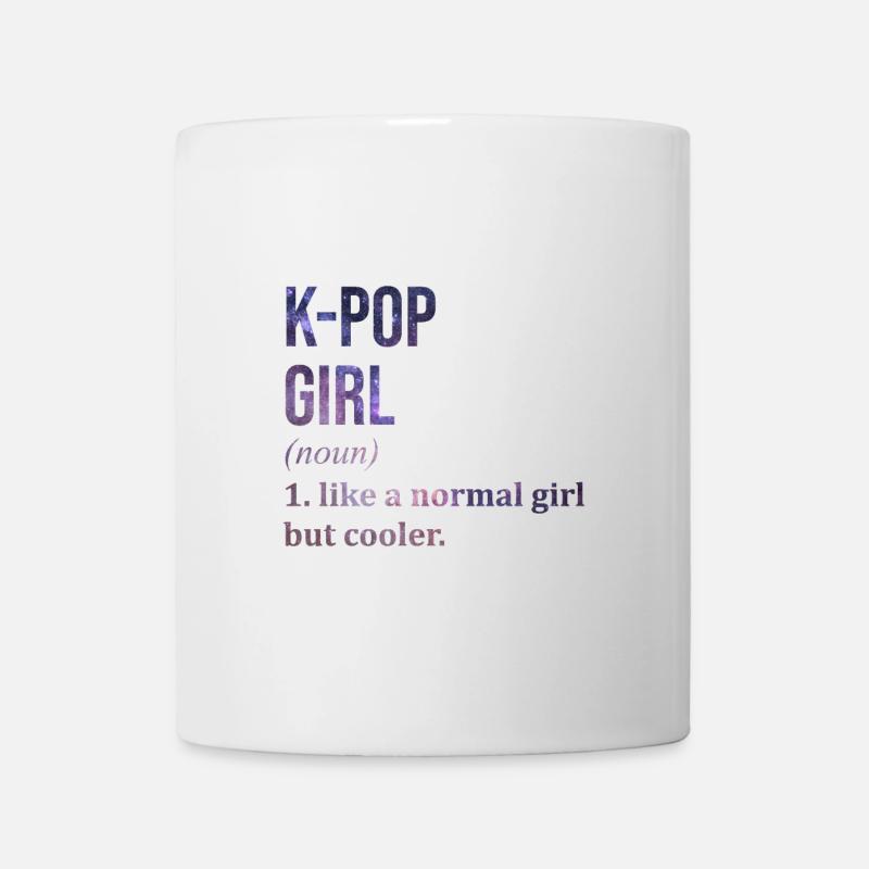 k pop - Tasse - Weiß