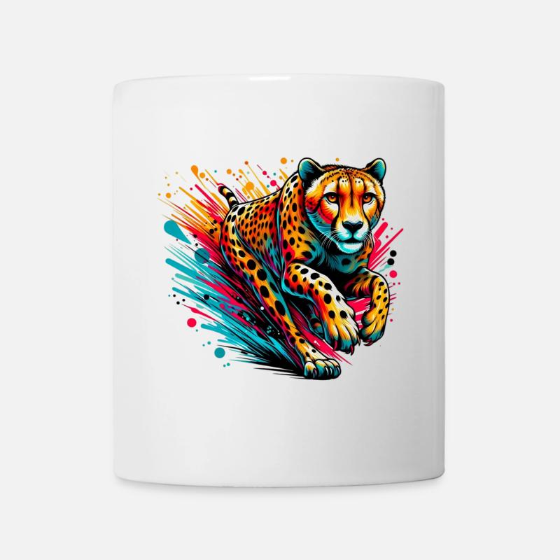 Guépard - Mug blanc - blanc