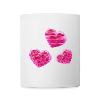 HEART. DAD. MOM. NOEL. CHRISTMAS. Bachelorette party. BEBE. CHILD. - Mug - white - Front