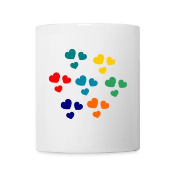HERZ. WEIHNACHTEN. PAAR. VALENTINSTAG. GERADE VERHEIRATET. - Tasse - Weiß - Vorne