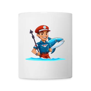 Sauveteur Dolphina - Mug blanc - blanc - Devant