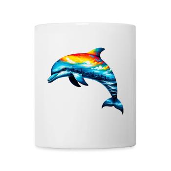 Delfin - Tasse - Weiß - Vorne