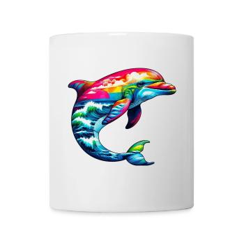 Delfin - Tasse - Weiß - Vorne