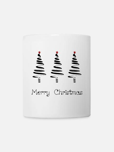 NOËL. JOYEUX NOËL. MERRY CHRISTMAS. PÈRE NOËL - Mug blanc - blanc
