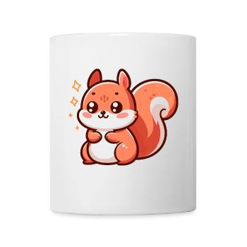 Cute little squirrel - Mug - white - Front