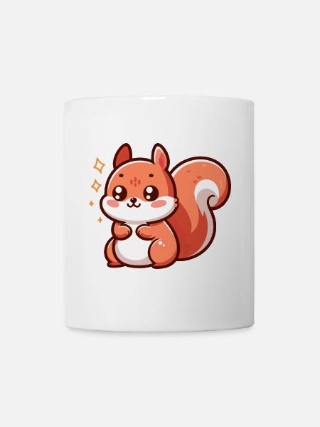 Niedliches kleines Eichhörnchen - Tasse - Weiß