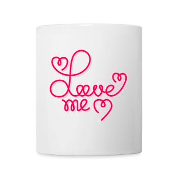 Love ME - Tasse - Weiß - Vorne