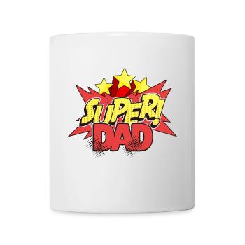 Super Dad Popart Best Dad Best Dad - Mug - white - Front