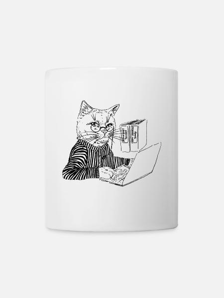 BÜRO-KÄTZCHEN - Tasse - Weiß
