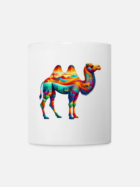 Kamel - Tasse - Weiß