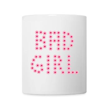 Floral Inscriptions - BAD GIRL - Mug - white - Front