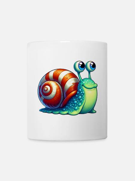 Escargot - Mug blanc - blanc