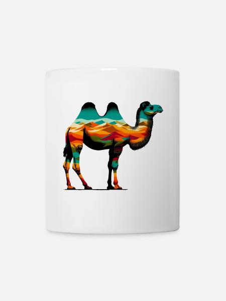 Kamel - Tasse - Weiß