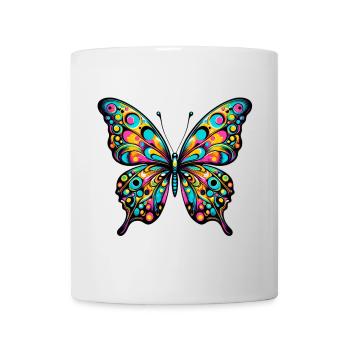 Schmetterling - Tasse - Weiß - Vorne
