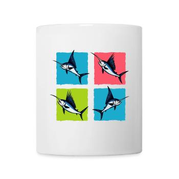 Schwertfisch - Tasse - Weiß - Vorne