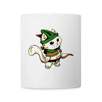 Chat Archer de la Forêt - Mug blanc - blanc - Devant
