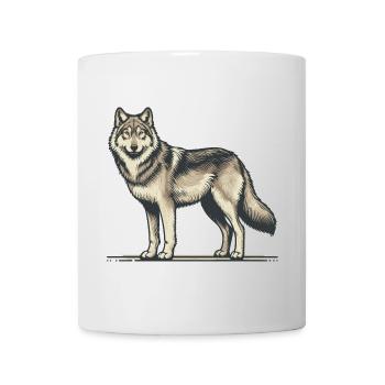Wolf - Mug - white - Front