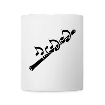 Musique de flûte - Mug blanc - blanc - Devant