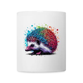 Hérisson - Mug blanc - blanc - Devant