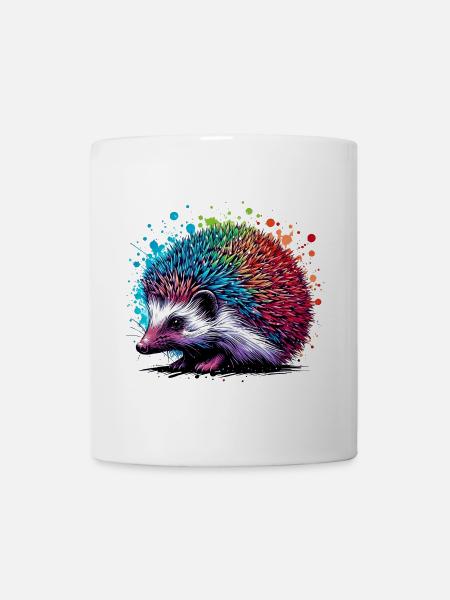 Igel - Tasse - Weiß
