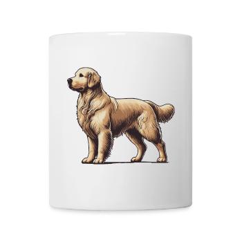 Golden Retriever - Tasse - Weiß - Vorne