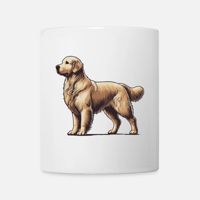 Golden Retriever - Tasse - Weiß