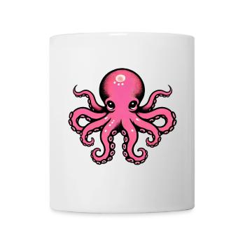 Pieuvre - Mug blanc - blanc - Devant