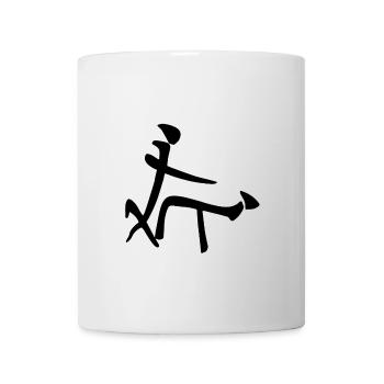 Chinese sign sex doggystyle Black - Mug - white - Front