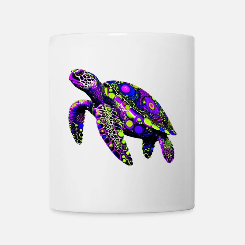Schildkröte - Tasse - Weiß