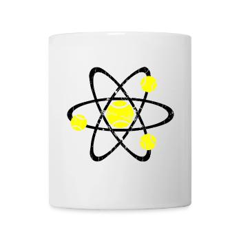 Tennis Physique Chemise Foncé - Mug blanc - blanc - Devant