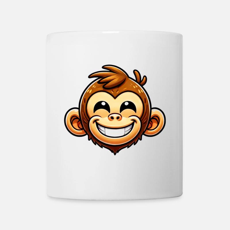 Affe - Tasse - Weiß