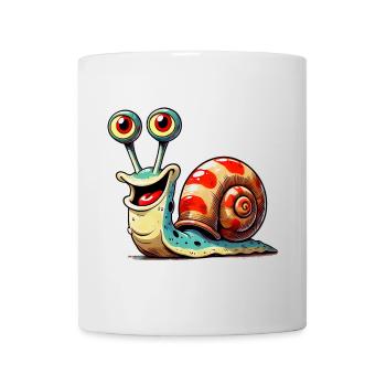 Escargot - Mug blanc - blanc - Devant