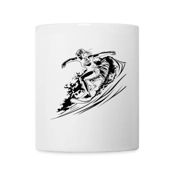 Surfing Girls - Mug - white - Front