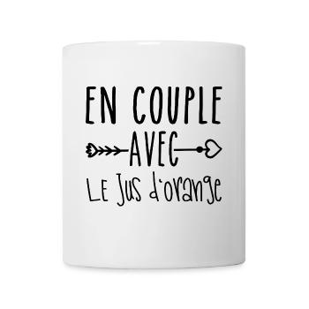 Couples with Orange Juice, Orange Juice Fans - Mug - white - Front